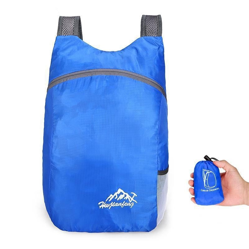 Bolsa esportiva leve para exterior mochila impermeável resistente ao desgaste mochila de viagem mochila dobrável pequena mochila de armazenamento