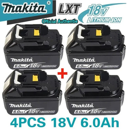Bateria de Lítio de Substituição 100% Original Makita 6Ah/5Ah/3Ah para Bateria Makita 18V BL1830B BL1850B BL1850 BL1840 BL1860 BL1815
