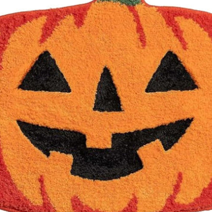 Halloween Shaped Imitation Cashmere Floor Mats Absorbent Bathroom Horror Entrance Door Mat Home Decoration