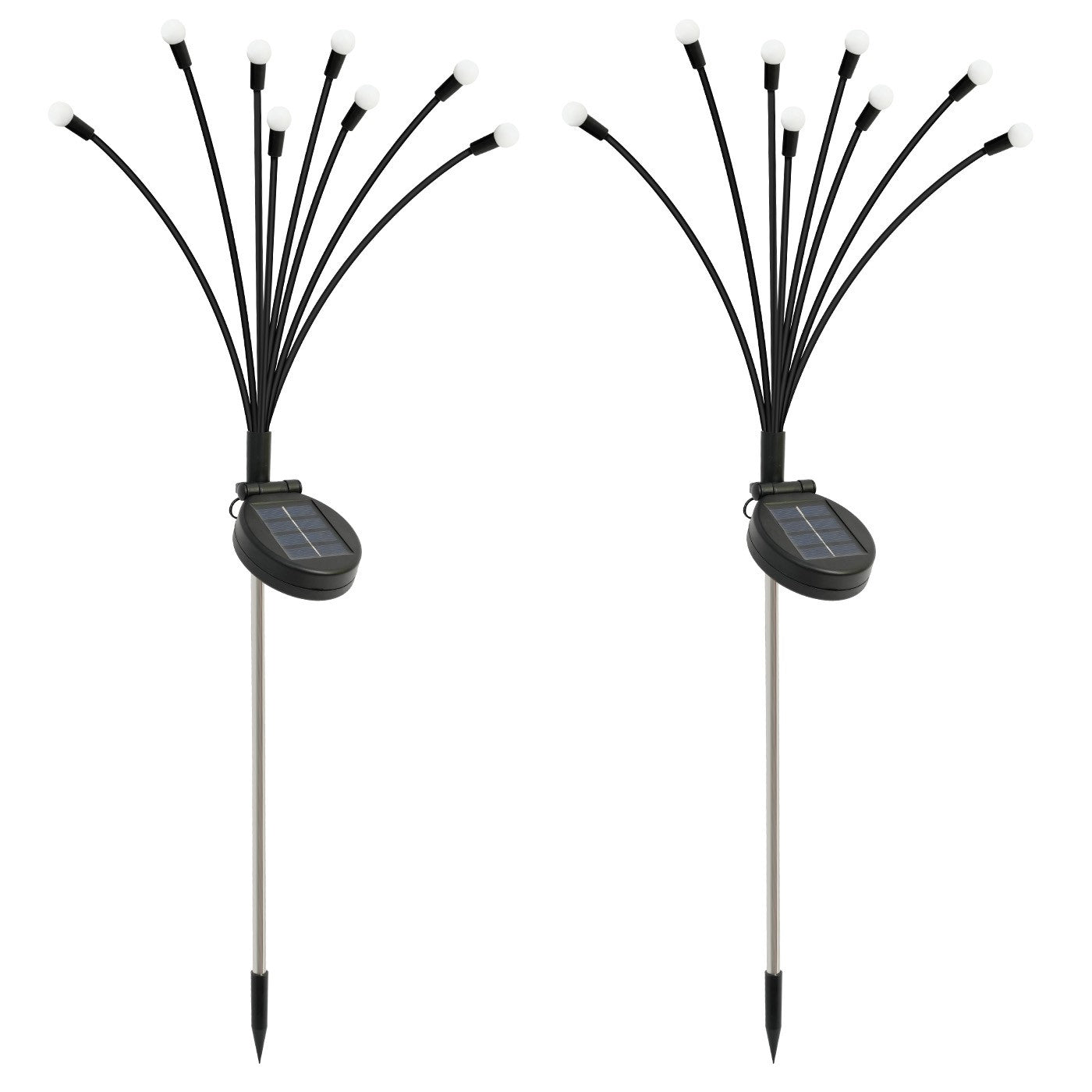 8-Head Solar Firefly Lights LED Solar Outdoor Decorative Garden Lights Waterproof High Flexibility Yard Patio Pathway Holiday