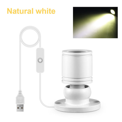 Colorful Led Spotlight USB 5V Mini Ceiling Spot 1W Showcase Pattern Showcase Light Room Decor