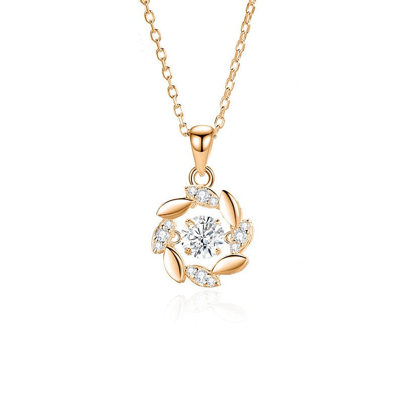 Colar Feminino de Moissanite Prata para Mulheres Correntes Festa Noiva Joia Fina Colar de Prata 925
