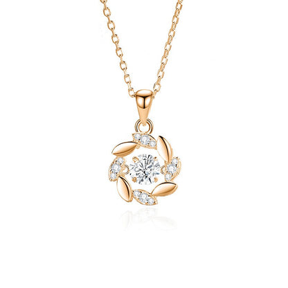Colar Feminino de Moissanite Prata para Mulheres Correntes Festa Noiva Joia Fina Colar de Prata 925