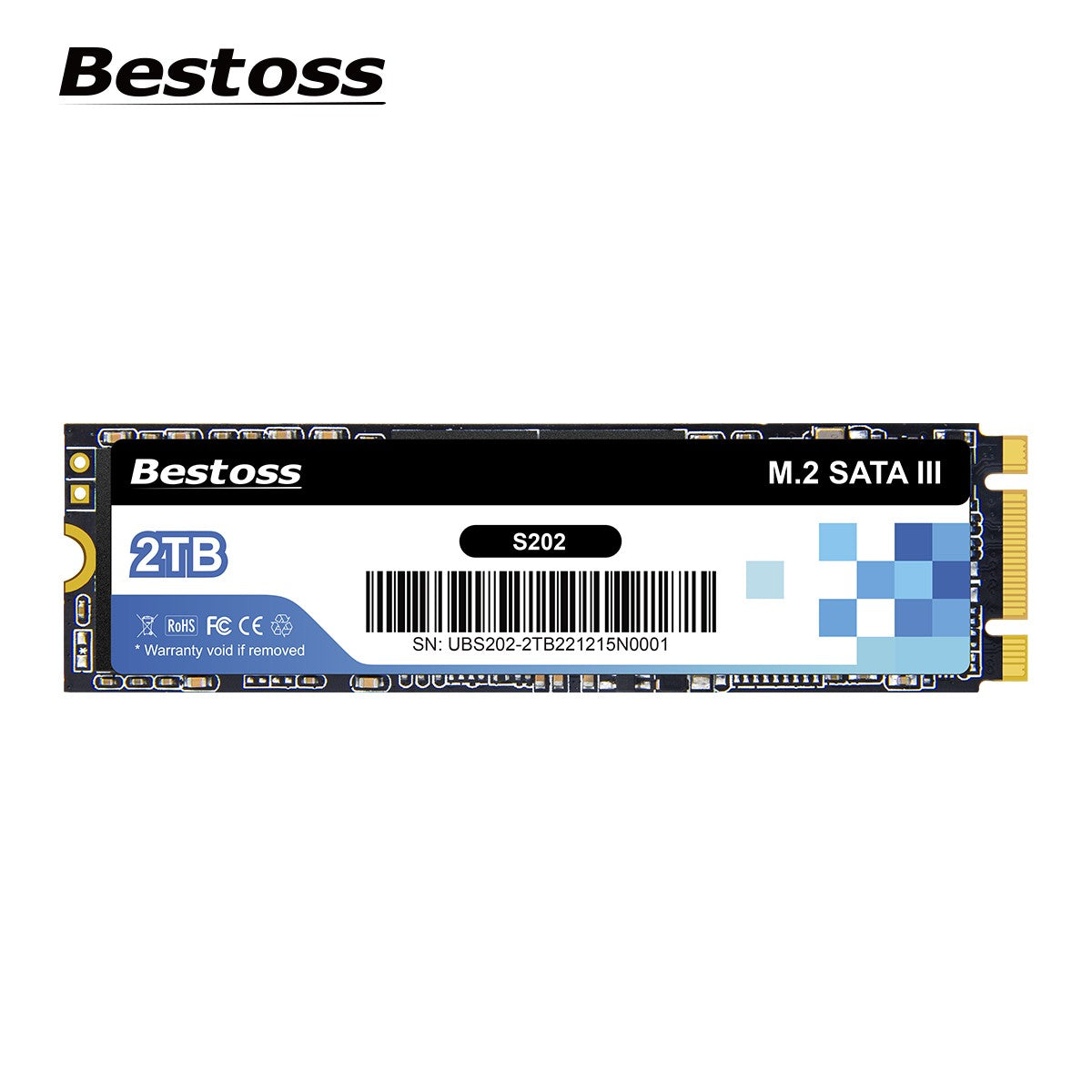 Bestoss M.2 Sata 3.0 2280 NGFF 530MB/s 120GB 128GB 240GB 256GB 480GB 512GB 960GB 1TB SSD Interno de Estado Sólido para Desktop Laptop