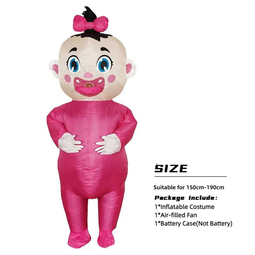 Adult inflatable Baby clothing gender revealing party fun cosplay costume set opening ceremony performance Christmas props