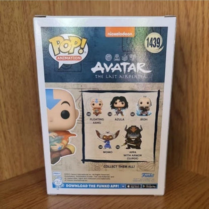 Funko Pop Avatar: A Lenda de Aang Action Doll Modelo Aang Flutuante 1439 Escultura de Vinil Edição Limitada para Presente