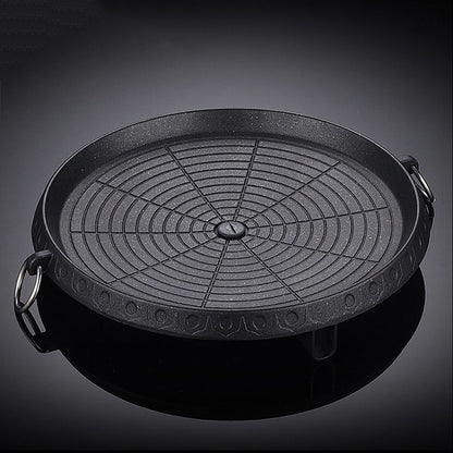 Chapa Coreana Utensílios de Cozinha Multifuncional Chapa para Churrasco Grelhador para Churrasco Doméstico Quintal Restaurante Piquenique Viagem