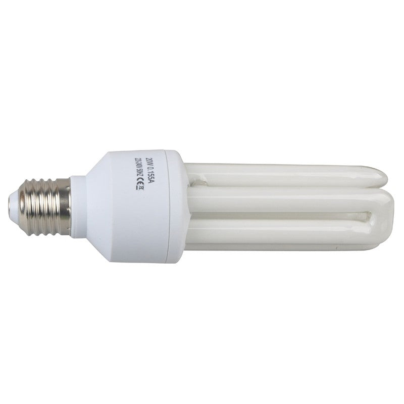 Lâmpada Fluorescente Compacta para Pássaros, 2.4% UVB, 20W, Rosca