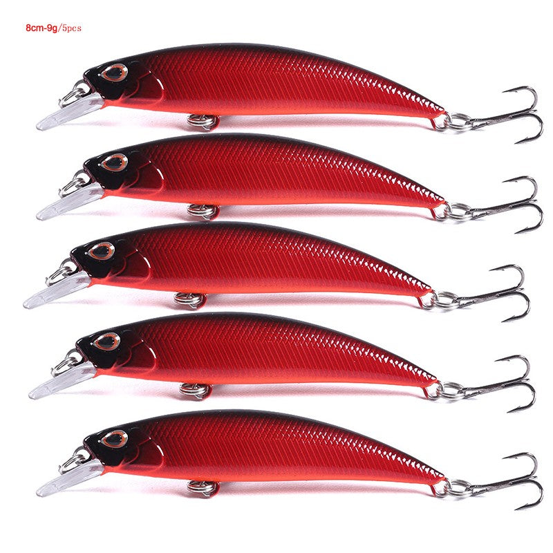 HENGJIA Jerkbait Sinking Wobblers Iscas de Pesca 8cm-9g Truta Artificial Plástico Rígido Isca Crankbait Pesca de Baixo