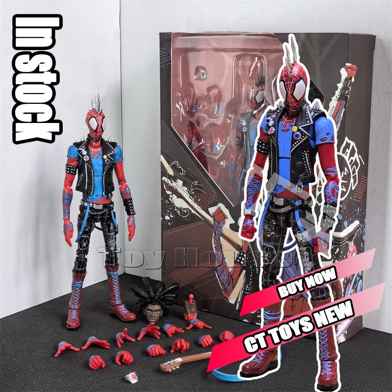 Em estoque, linha completa de brinquedos CT Toys, Homem-Aranha Mafex 143 Ben Reilly Comic Ver The Amazing Spider-Man 001, brinquedo de anime e boneco de ação, presente.