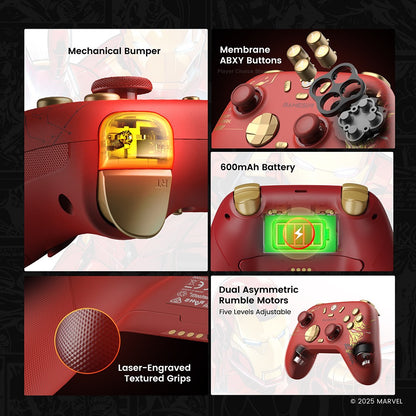 GameSir Nova 2 Lite Iron Man Edition PC Gamepad Wireless Controller for Windows iOS Android Mobile Steam Switch 2&1 Controle