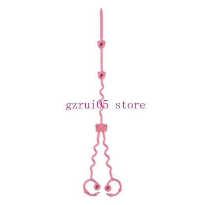 W89E Silicone Pacifier Chain Teething Toy Lanyard Rope Drop Prevention Baby Pacifier Holder Leash Infant Nursing Essential