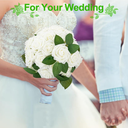 Artificial Flower PE Foam Rose Wedding Wreath Bride Bouquet Festival Decoration Accessory Home Room Outdoor Yard Diy Cheap Props