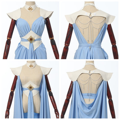 Medieval Elven Cloak for Women Full Length Fairy Cape Off Shoulder Capelet Renaissance Cosplay Costume