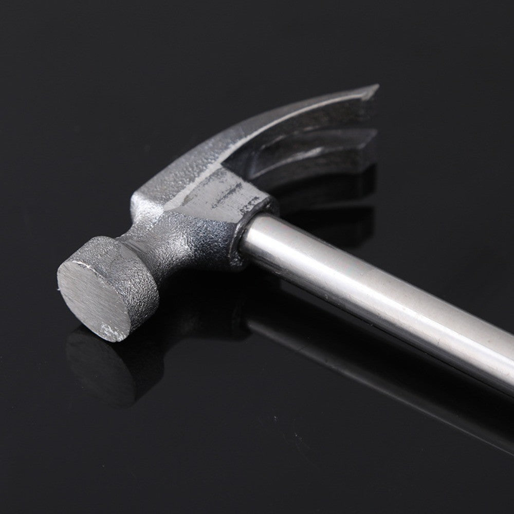 Martelo de Garra Multifuncional com Cabo de Tubo de Aço Martelo de Segurança para Pregos Sem Marcação Quebra-Vidros Ferramentas de Hardware Doméstico