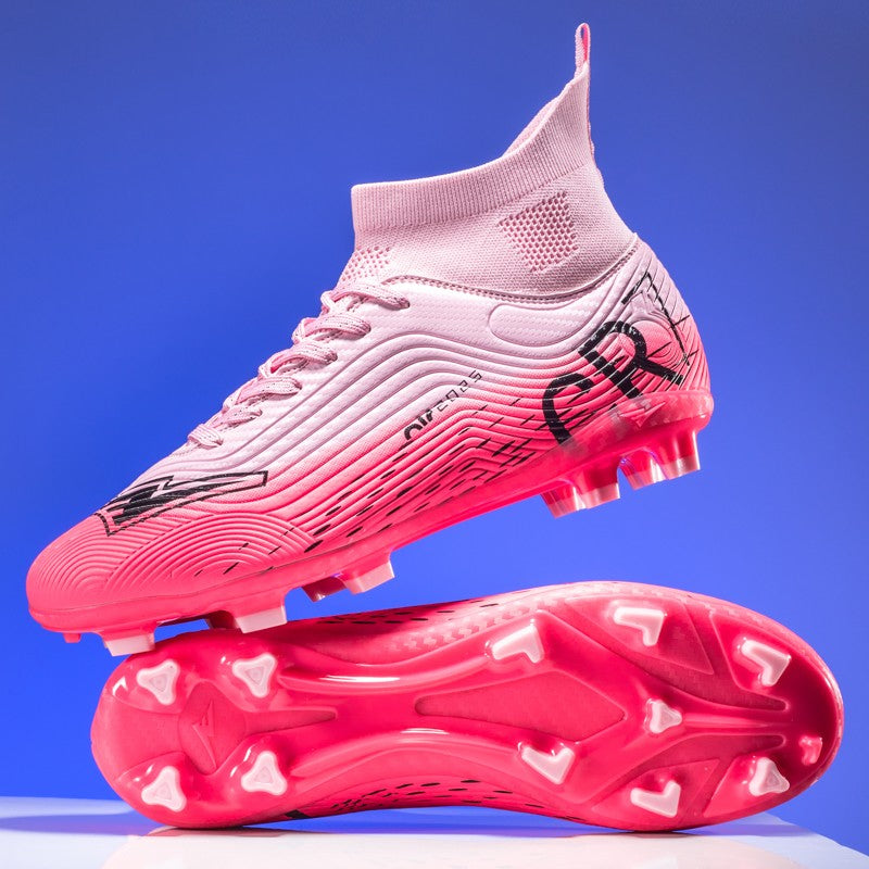 New Men Training Football Boots Ultralight Breathable Professional Soccer Shoes Soft Sport Unisex Grass Cleats Match Sneakers