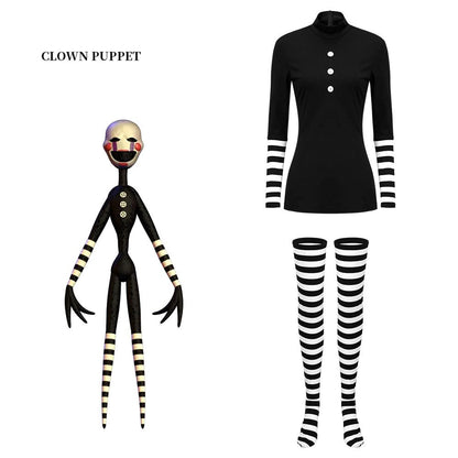 Anime William Afton Cosplay Costume FNaF Purple Guy Costume Five Nights /at Freddy's Doujin Outfit Halloween Party Clothes