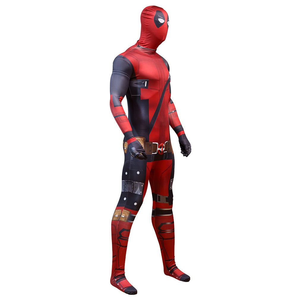 Deadpool vs Wolverine Boys Superhero Cosplay Spandex Suits with Accessories Swords Claws Children Birthday Gift Toy Role Play
