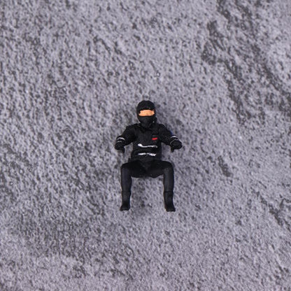 1/64 Miniatura Liga Modelo Moto Polícia de Segurança Pública Móveis Para Exposição Presente de Aniversário Infantil