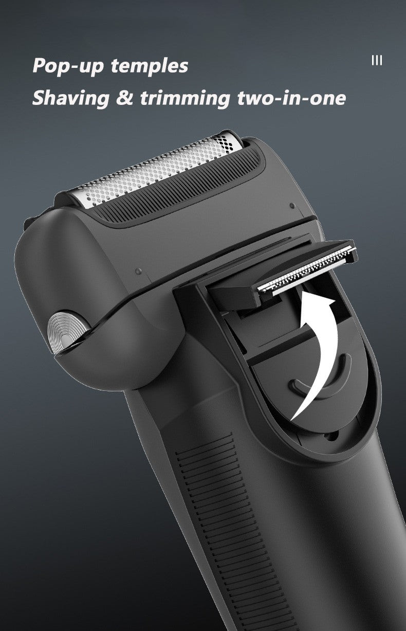 MOTAWISH Electric Shaver Reciprocating High and Low Two-speed Adjustable Shaver Full Body Washable Type-c Rechargeable Shaver