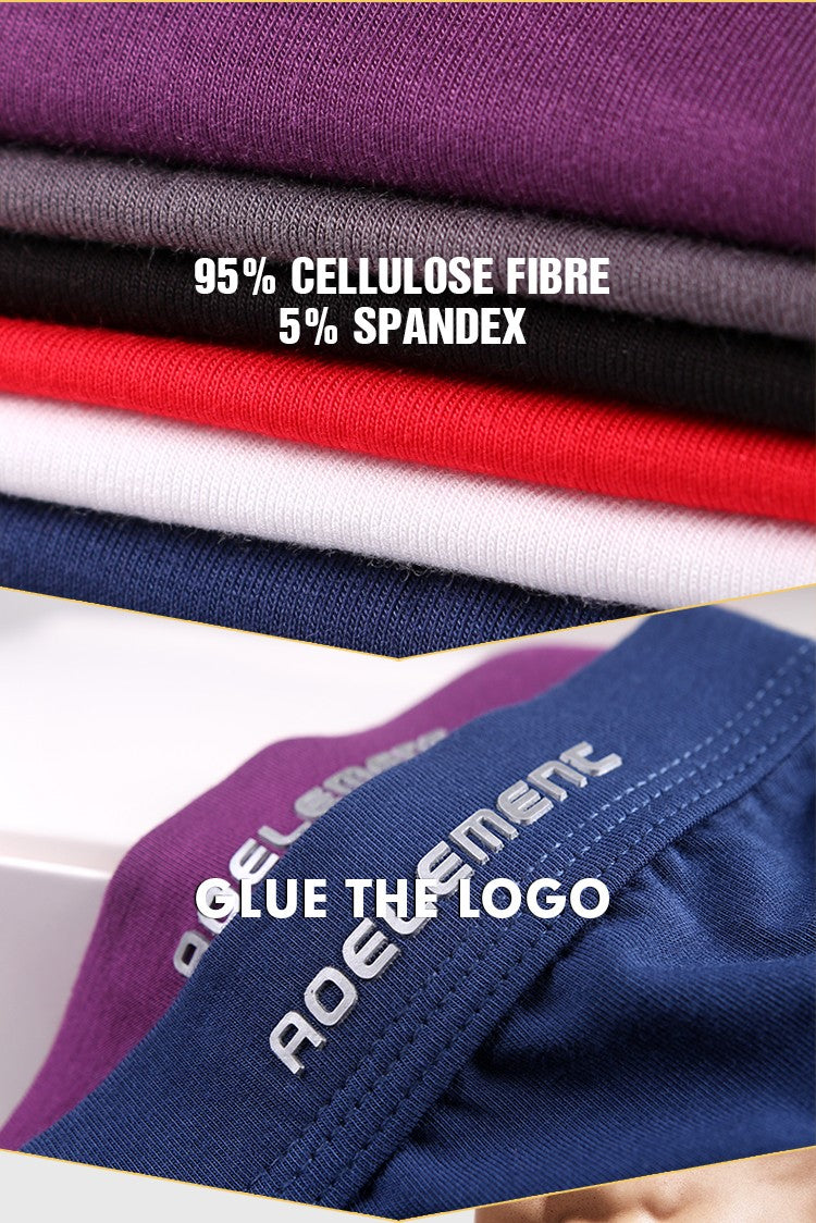 Men's Long Leg Boxer Briefs - Anti-Chafing, Breathable Modal Underwear, Quick-Dry Sports Compression Shorts for Running & Workou