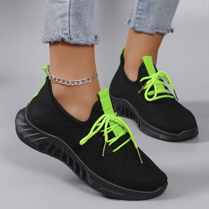 Women's summer breathable mesh flat shoes women's shoes casual sports shoes, clearance free shipping