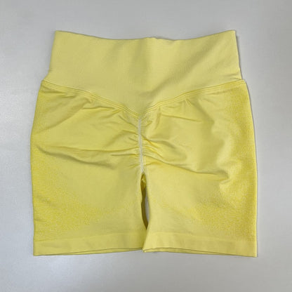 Ignite Shorts for Women Scrunch Bum Gym Shorts Fitness Mid Waist Seamless Yoga Shorts Butt Lifting Workout Short Leggings
