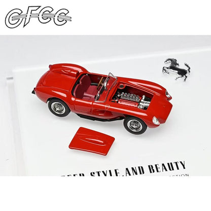 Novo Estoque Gfcc 1:64 250 Gt California 250 Testa Rossa Tr Simulação Liga Modelo de Carro Miniatura Die-Cast Brinquedos Infantis Personalizados Presente