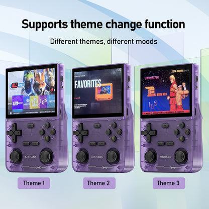 KINHANK Open Source K36 Retro Handheld Video Game Console 16000 Games Emulator for PS1/PSP/DC/N64/SS 500nit 3.5 Inch IPS Screen