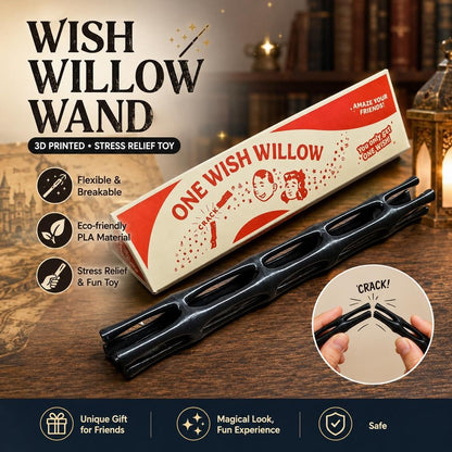 3D Printed One Wish Willow Keychain Breakable Lucky Token 13cm Retro Box for Wedding/Birthday  ?