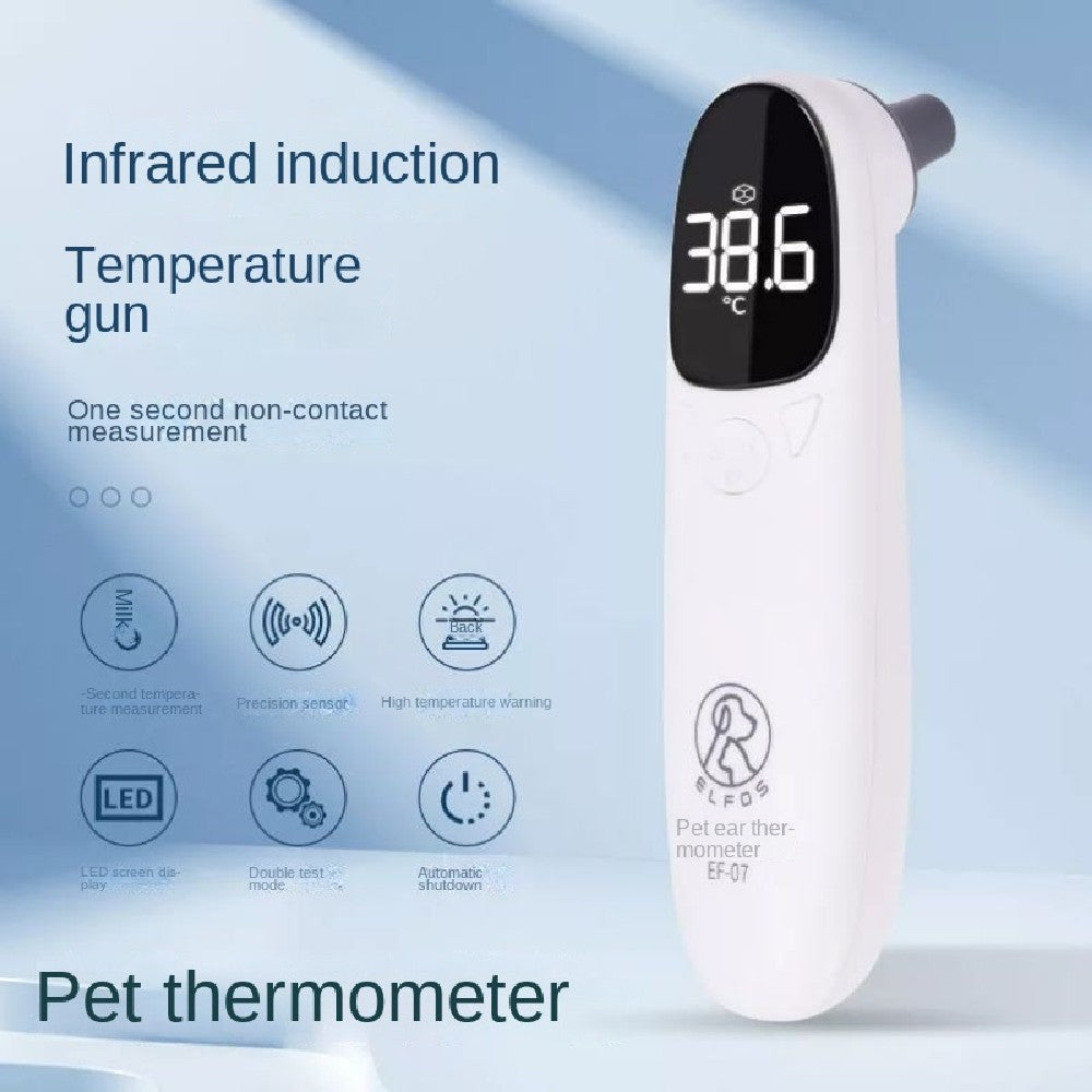 Instrumento de medição de temperatura animal Termômetro veterinário infravermelho sem contato eletrônico para cães, gado, ovelhas e gatos