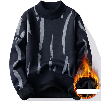 Men New Style Pullovers Warm Knit Sweater Soft Thermal Cardigan Inspired Winter Clothing Plus Size Multi Color Options