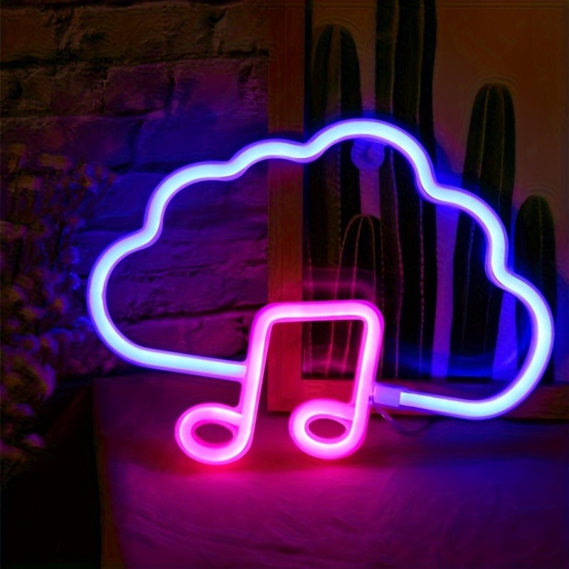 1 Piece, Decorative Neon Light for Modern Art Ambiance, Holiday Party Christmas Wall Decoration, Wedding Scene Graduation Gift, USB or Battery Powered (Battery Not Included)