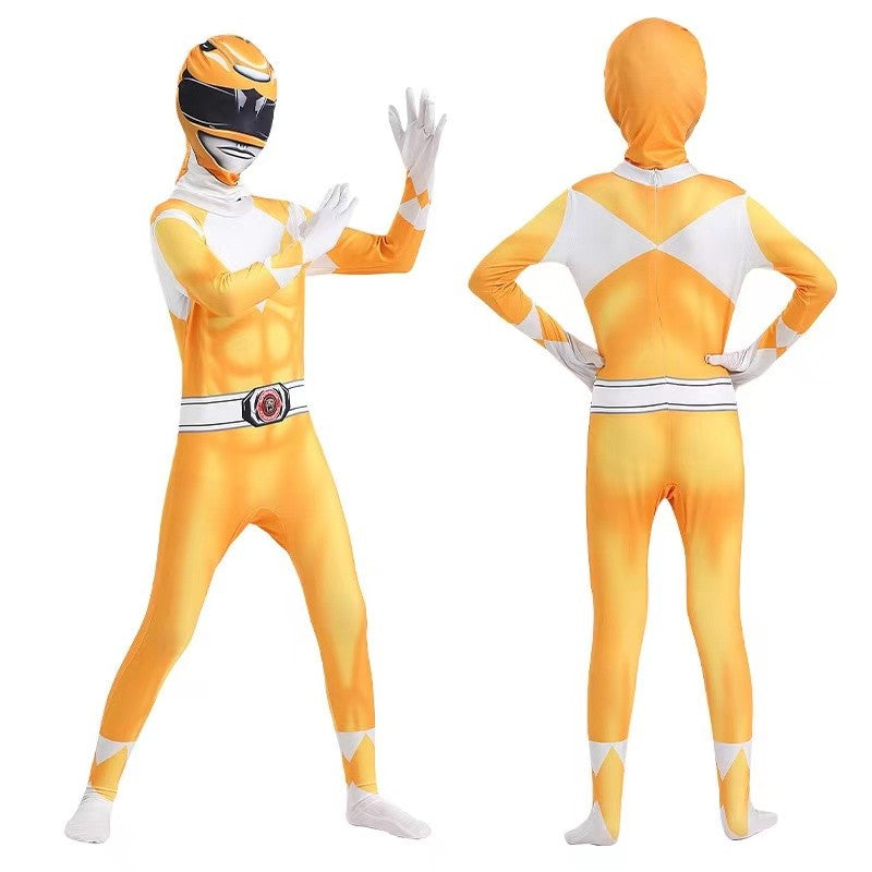 Adult Morpher Superhero Samurai Sentai Shinkenger Rangers Cosplay Fantasia Halloween Costume Mask for Men Boy