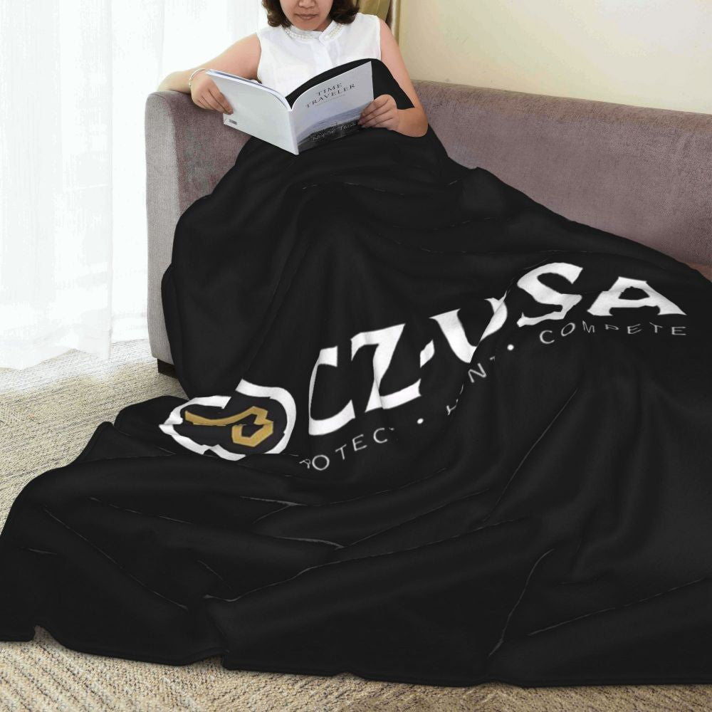 Ceska Zbrojovka CZ Blankets Flannel Sofa Throw Blanket Portable for Couch Bedding Outdoor Throws Bedspread Quilt