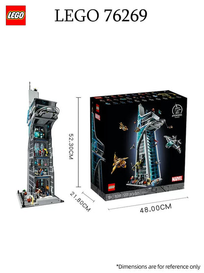 LEGO 76269 Vingadores blocos de construção de quebra-cabeça para meninos e meninas, presentes de brinquedo infantis