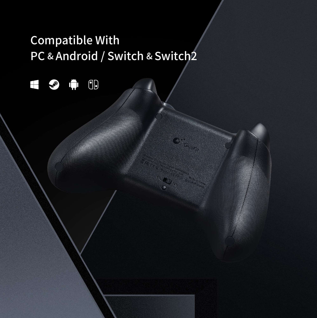 Gulikit  ES/ES PRO  Wireless Controller For Nintendo switch 2 ,Bluetooth,for Windows, Android ,iOs Game Accessories?BLACK/white
