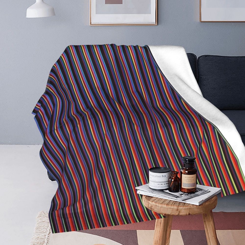 Carlos Cruz-Diez Blanket Soft Warm Flannel Throw Blanket Bedspread for Bed Living room Picnic Travel Home Couch