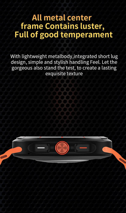 G.L Wear New Watch 7 Ultra Bluetooth Call Voice Assistant Heart Rate Monitor 1.52 inch AMOLED Screen Man Woman Smart Watch Gift