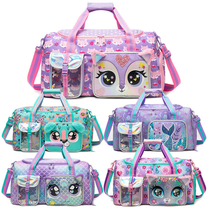 Travel Bag for Girls Lightweight Durable Spacious Carry On Tote for Weekend Gym Business Stylish Adventure Duffel