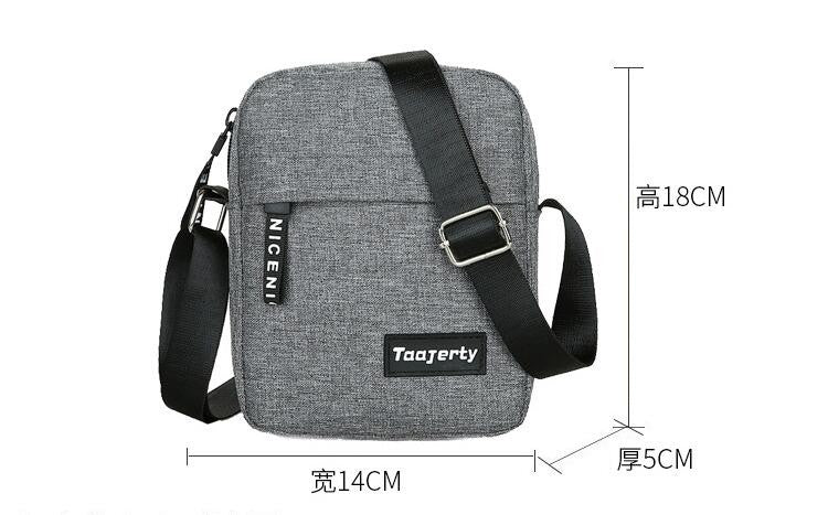 Casual Mini Crossbody Bag Small Men's Shoulder Bag Men Diagonal Small Backpack Light Messenger Phone Bag Boy Fanny Chest Pack