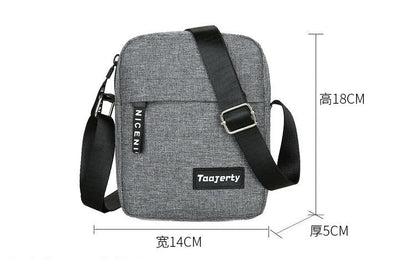Casual Mini Crossbody Bag Small Men's Shoulder Bag Men Diagonal Small Backpack Light Messenger Phone Bag Boy Fanny Chest Pack