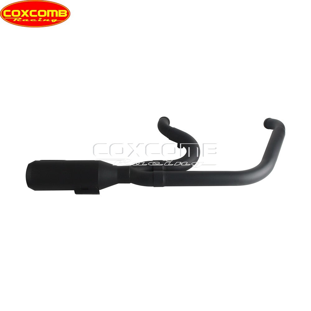 44-51mm Head Pipe Exhaust Pipe Motorcycle Complete Exhaust Muffler System For Harley Street Bob FXBB FXBBS Low Rider S ST Pazoma