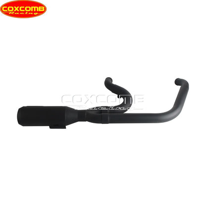 44-51mm Head Pipe Exhaust Pipe Motorcycle Complete Exhaust Muffler System For Harley Street Bob FXBB FXBBS Low Rider S ST Pazoma