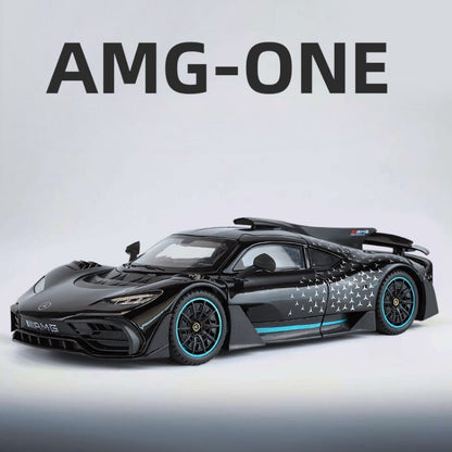 Simulation 1:18 Mercedes Benz AMG ONE Super Car Model Dieacst Toy Vehicle Collectibles Birthday Gifts Man Boy Miniature Voiture