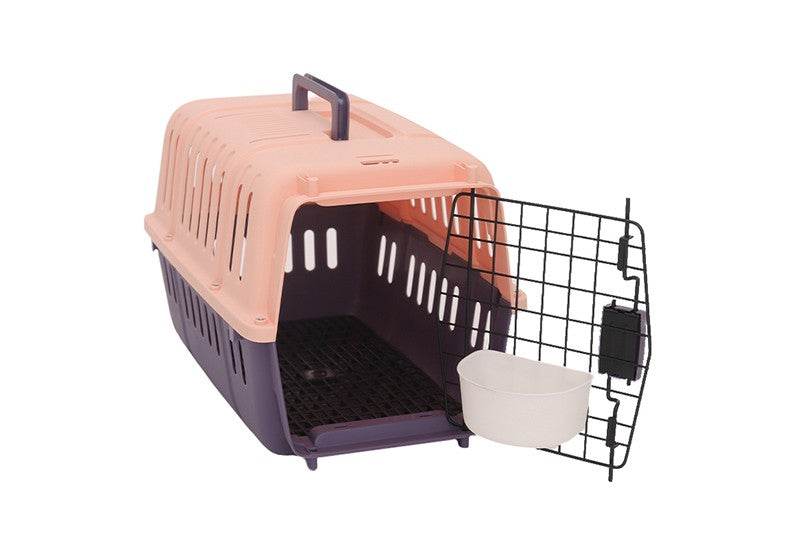 HOOPRT Pet United Airlines Caixa de transporte aéreo pode ser despachada Caixa de gato portátil para carro, caixa para cães pequenos para transporte aéreo, gaiola para gatos
