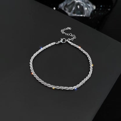 Pulseira de Tulipa de Opala Requintada com Zircônia para Mulheres Acessório Diário Personalizado da Moda Joias para Festas Presentes de Aniversário