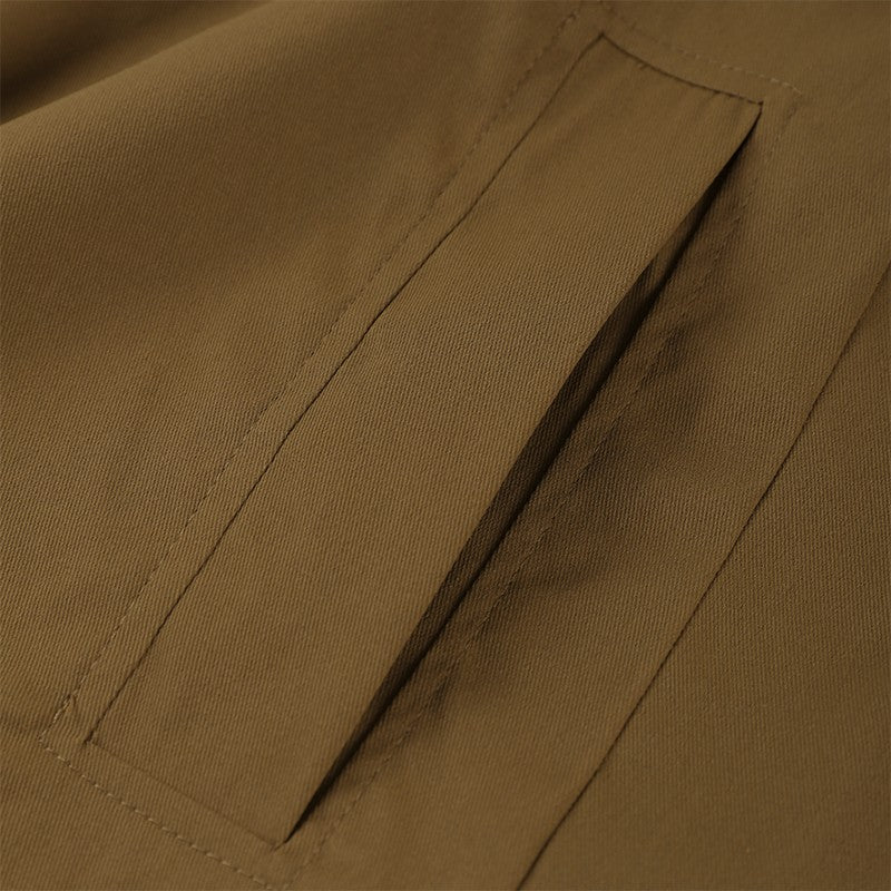 ? Fashion Double Sided Solid Jacket Women Lapel Collar Single Breasted Long Sleeve Coats 2025 Autumn New Lady Utility Outerwear