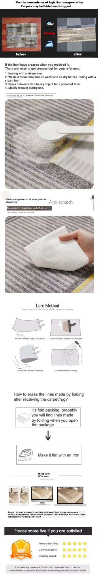 VIKAMA Horror Human Skull Carpet Bedside Rug Halloween Decoration Rug For Bedroom Non-Slip Wear-Resistant Floor Mat Door Mat Hom