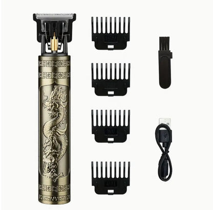 Professional Men's Electric Hair Clipper, USB Rechargeable Trimmer for Beard & Haircut, Cordless Grooming Kit, Father's Day Gift